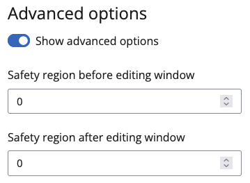 BEscreen's advanced options for all modes